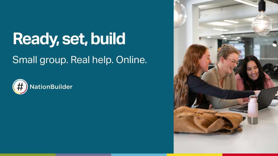 Ready, Set, Build - Small group. Real help. Online.