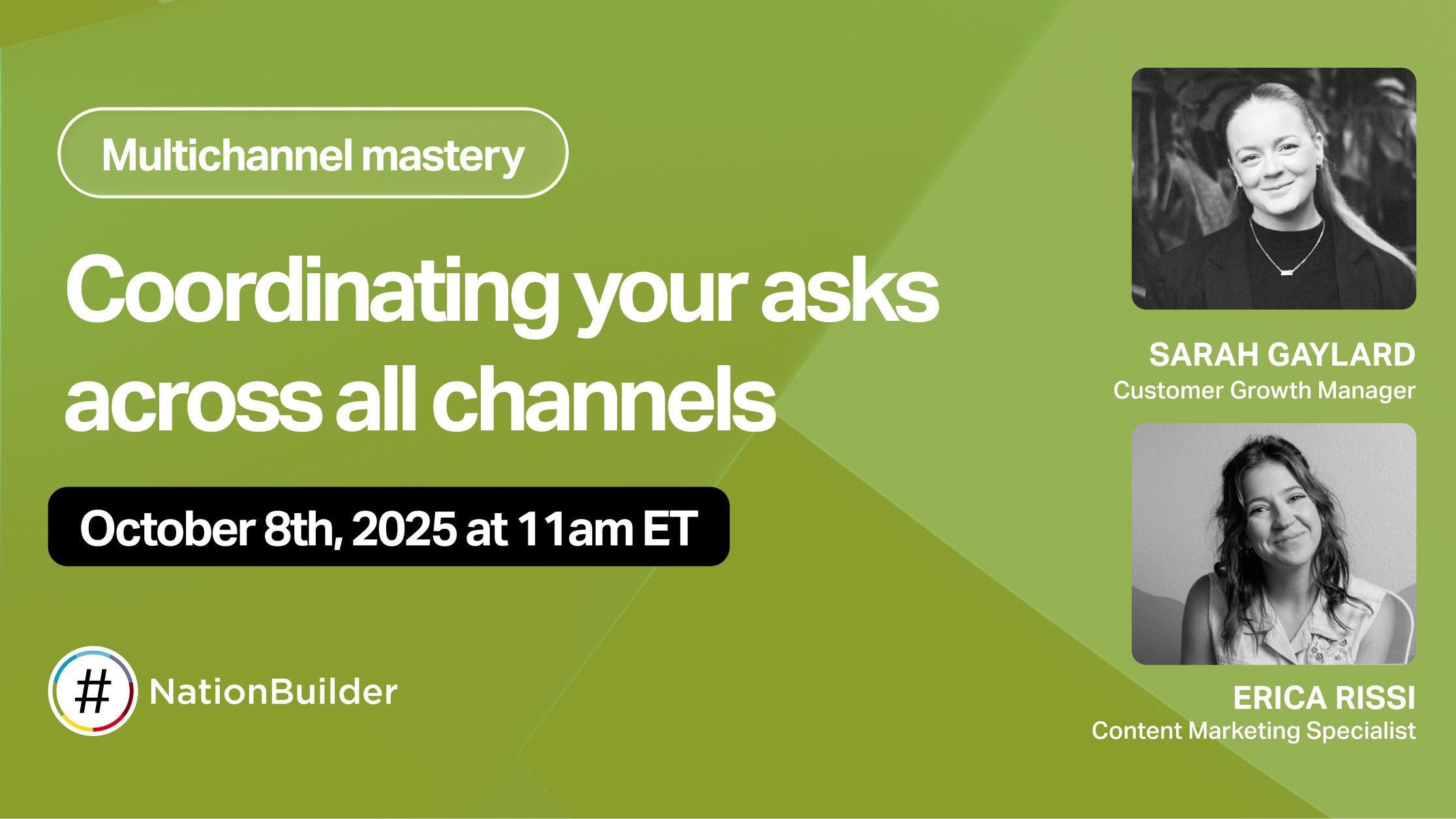 Multichannel mastery: Coordinating your asks across all channels